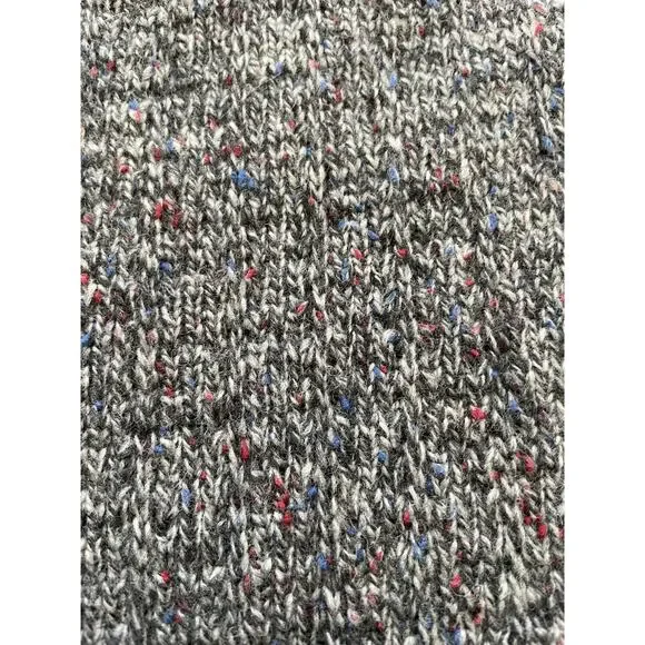 UNTUCKit Emeric Donegal Collared Cardigan Sweater Size S Gray Speckled Grandpa - Picture 3 of 11